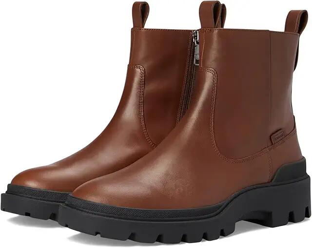 COACH Caiden Boot (Saddle) Men's Lace-up Boots Cover