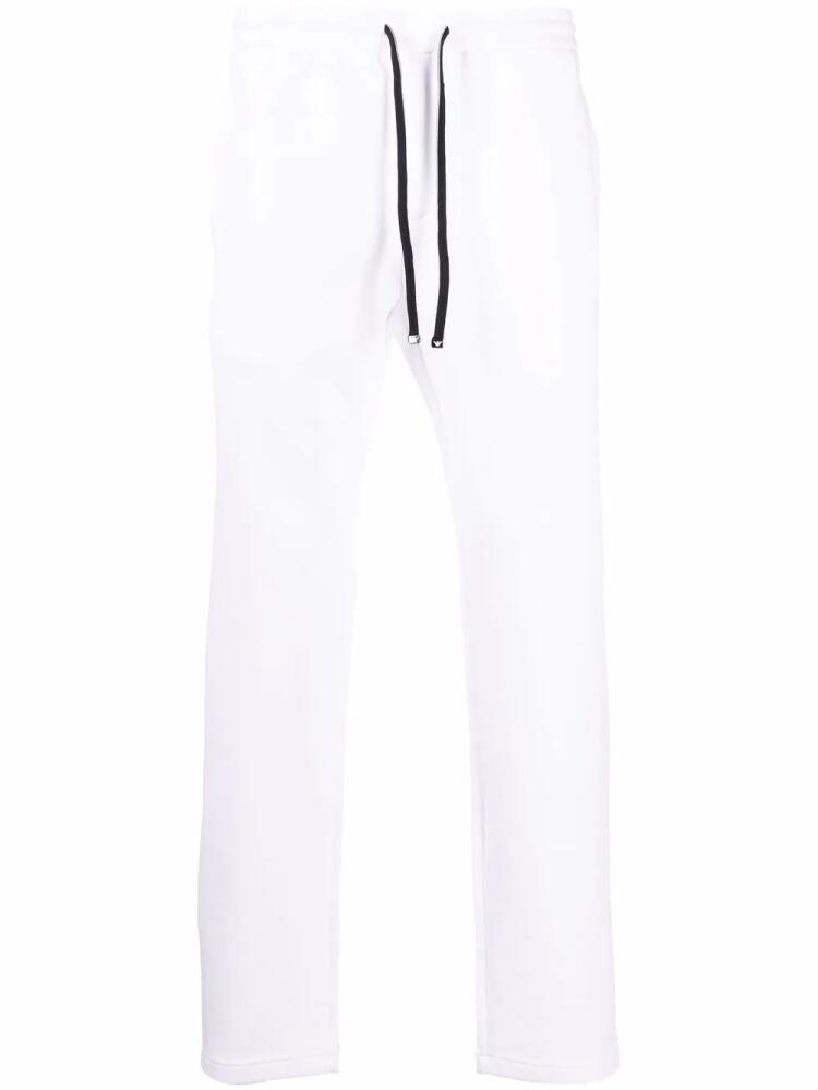 Emporio Armani drawstring logo-print trackpants - White Cover