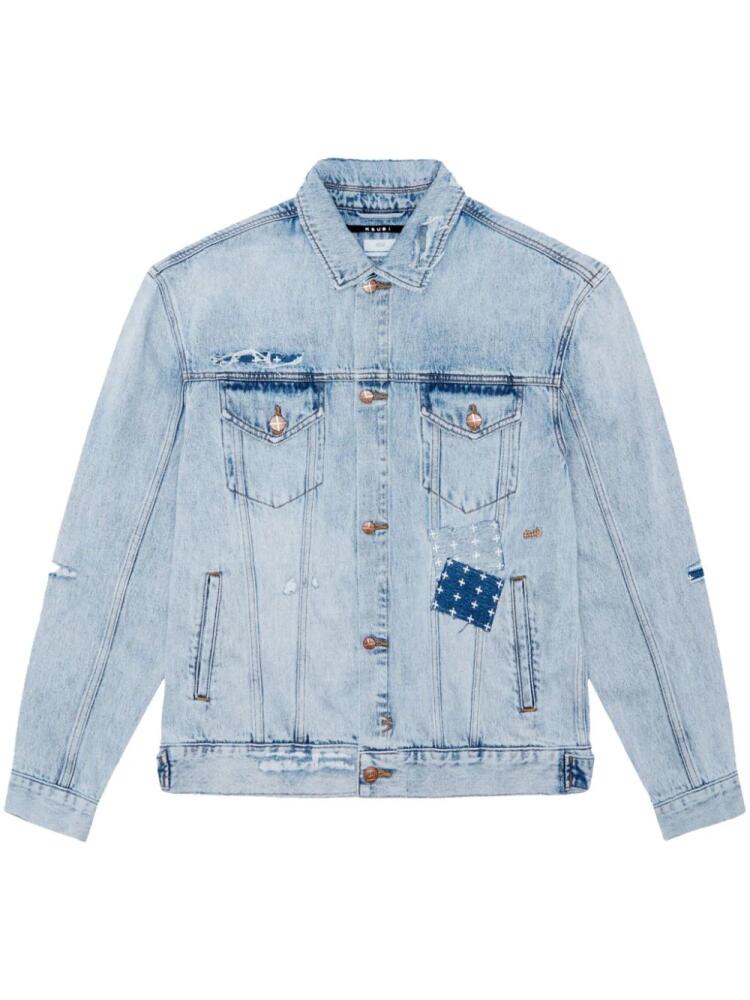 Ksubi distressed denim jacket - Blue Cover