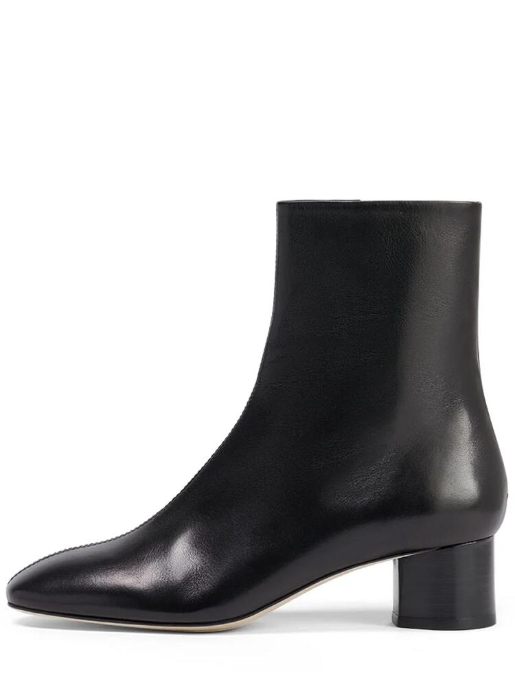 AEYDE 45mm Allegra Leather Ankle Boots Cover