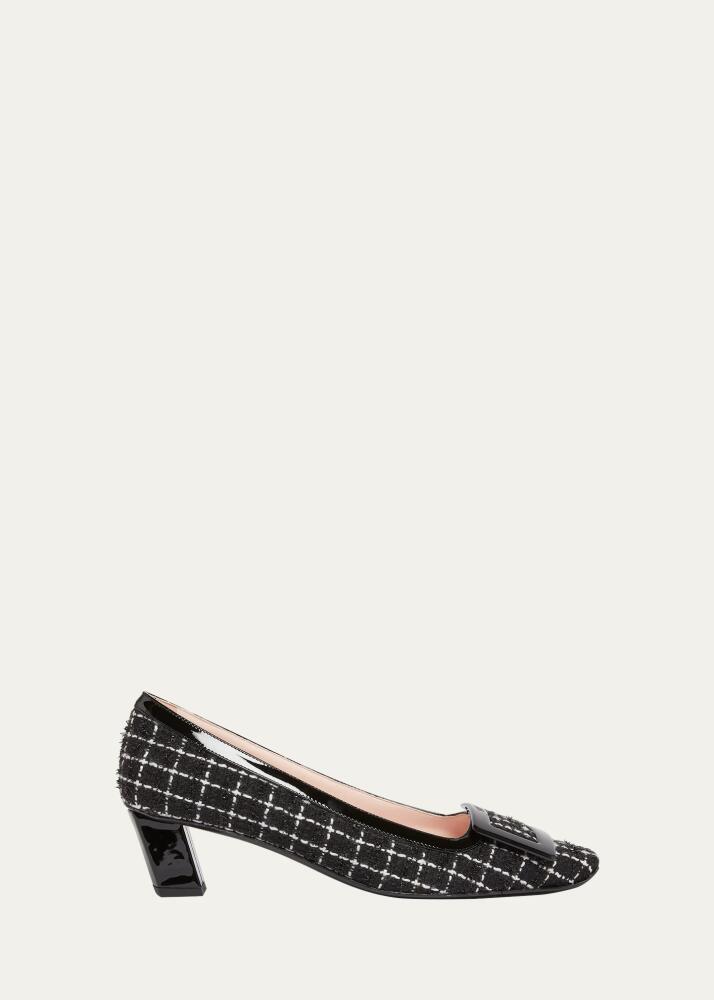 Roger Vivier Belle Vivier Tweed Buckle Pumps Cover