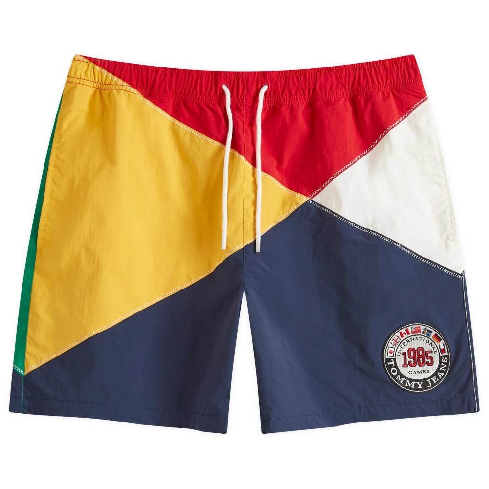 Tommy Jeans Men's Archive Games Chicago Shorts in Sport Navy/Multi Cover