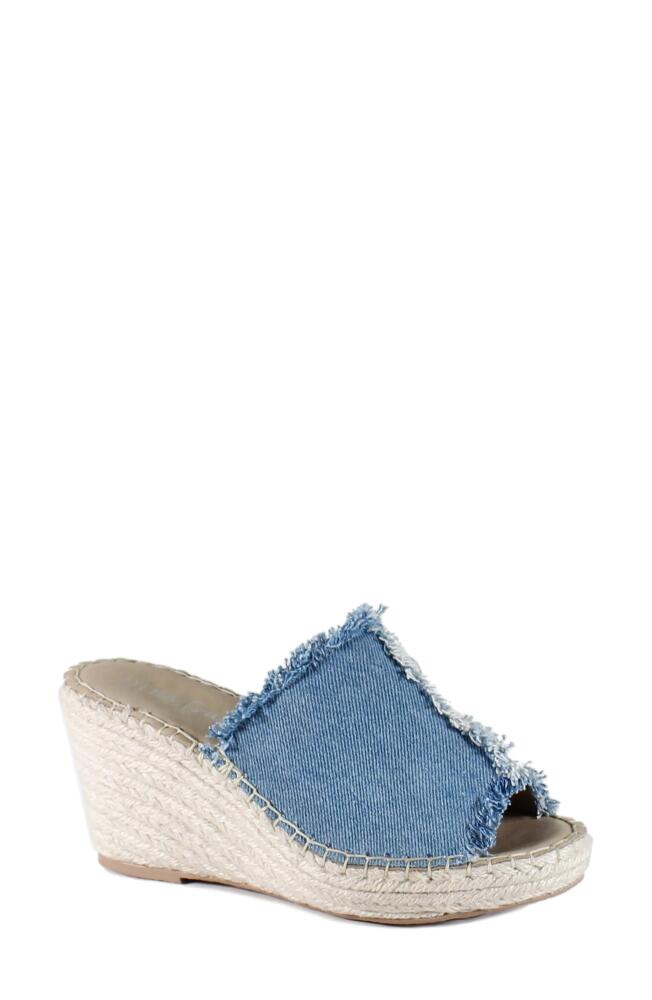 Diba True Go Party Wedge Sandal in Blue Cover