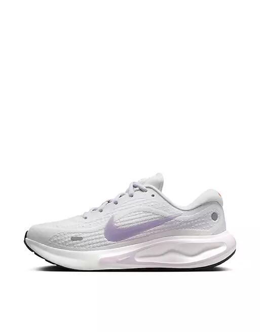 Nike Running Journey Run sneakers in lilac and white-Purple Cover