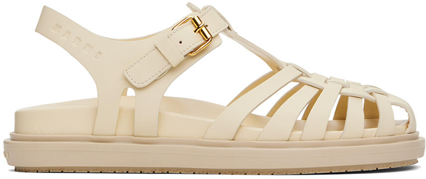 Marni Off-White Fisherman Fussbett Sandals Cover