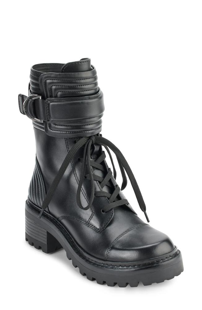 DKNY Basia Combat Boot in Black Cover