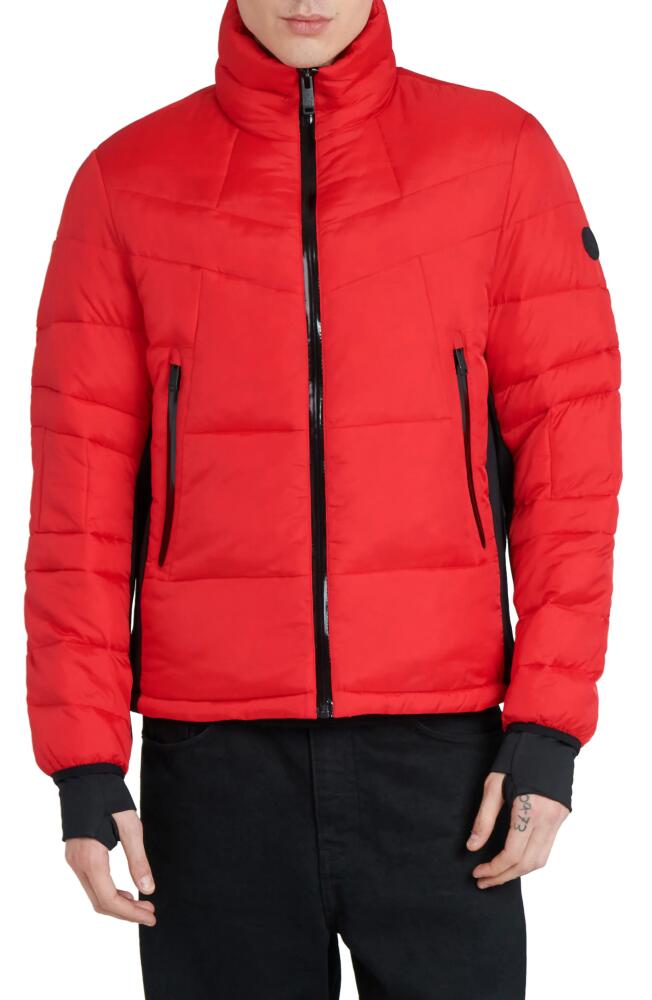 The Recycled Planet Company Racer Ripstop Puffer Jacket in Racing Red Cover