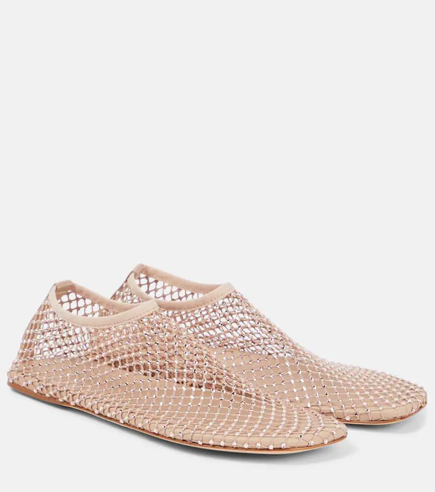 Christopher Esber Minette crystal-embellished flats Cover