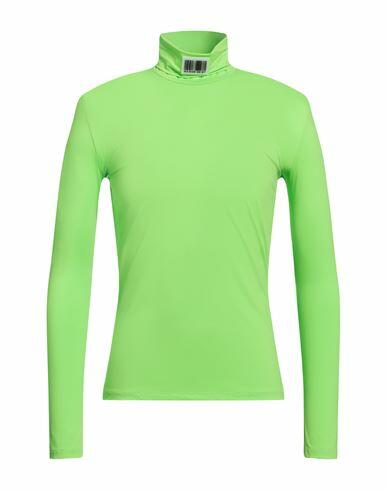 Vtmnts Man T-shirt Acid green Polyamide, Elastane Cover