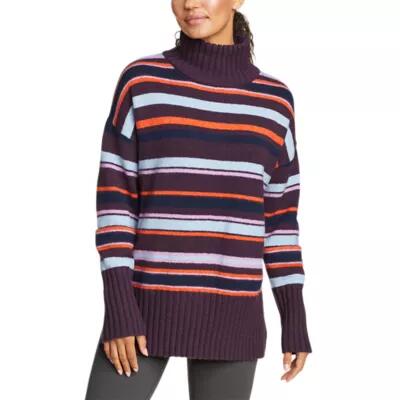 Eddie Bauer Women's Dreamknit Funnel-Neck Sweater Cover