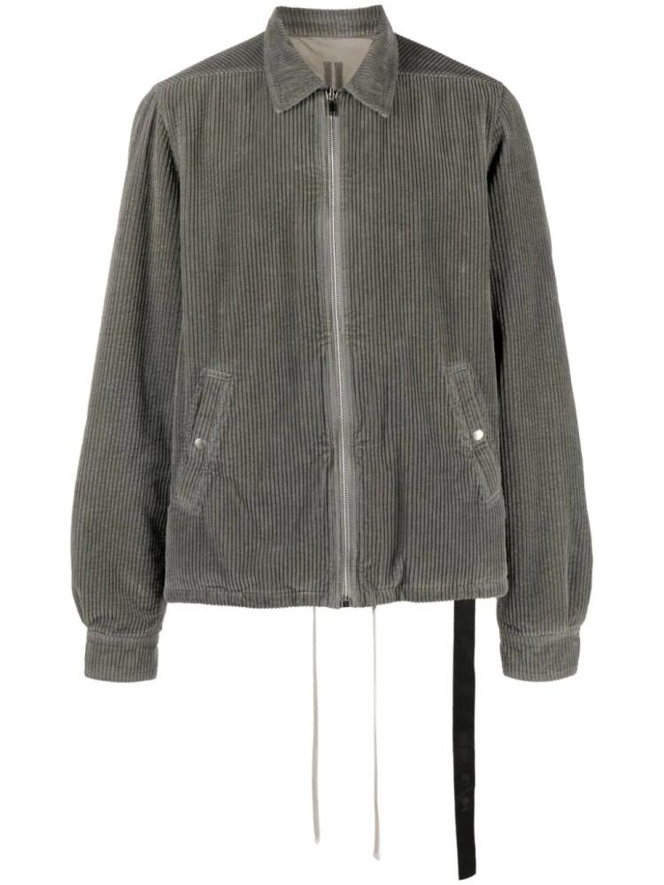 Rick Owens DRKSHDW DRKSHDW corduroy shirt jacket - Grey Cover