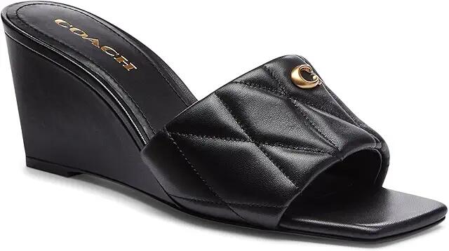 COACH Emma Wedge (Black) Women's Shoes Cover