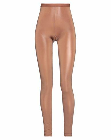 Rick Owens Lilies Woman Leggings Brown Viscose, Elastane Cover