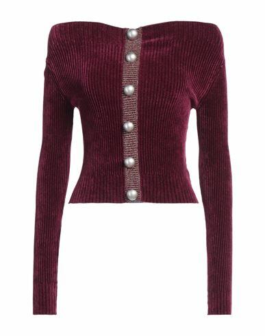 Eleonora Gottardi Woman Sweater Garnet Viscose, Polyamide, Elastane Cover