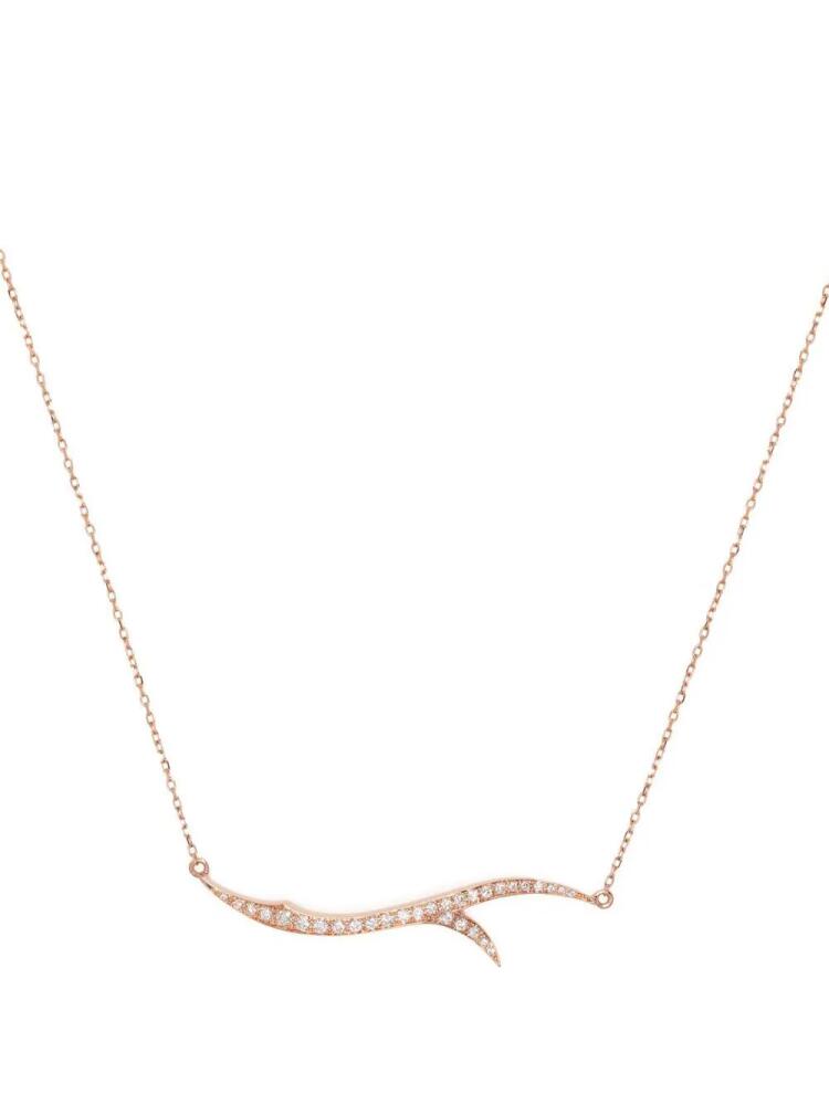 Stephen Webster 18kt rose gold Thorn Stem diamond pendant necklace Cover