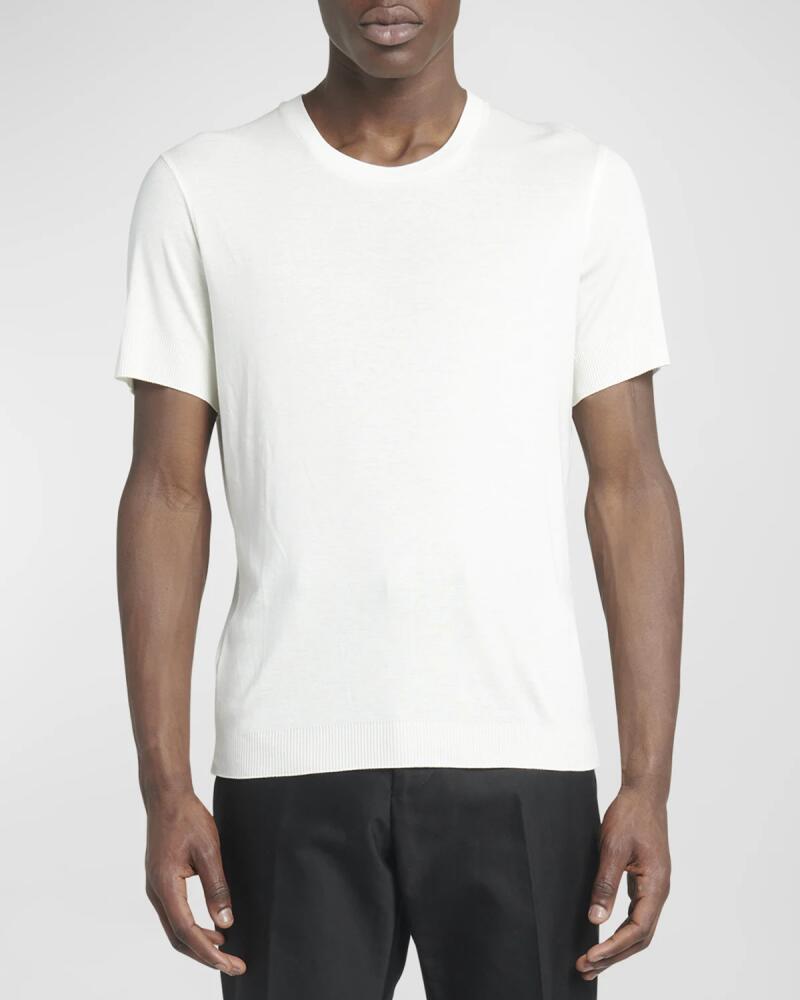 TOM FORD Men's Short-Sleeve Crewneck Sweater Cover