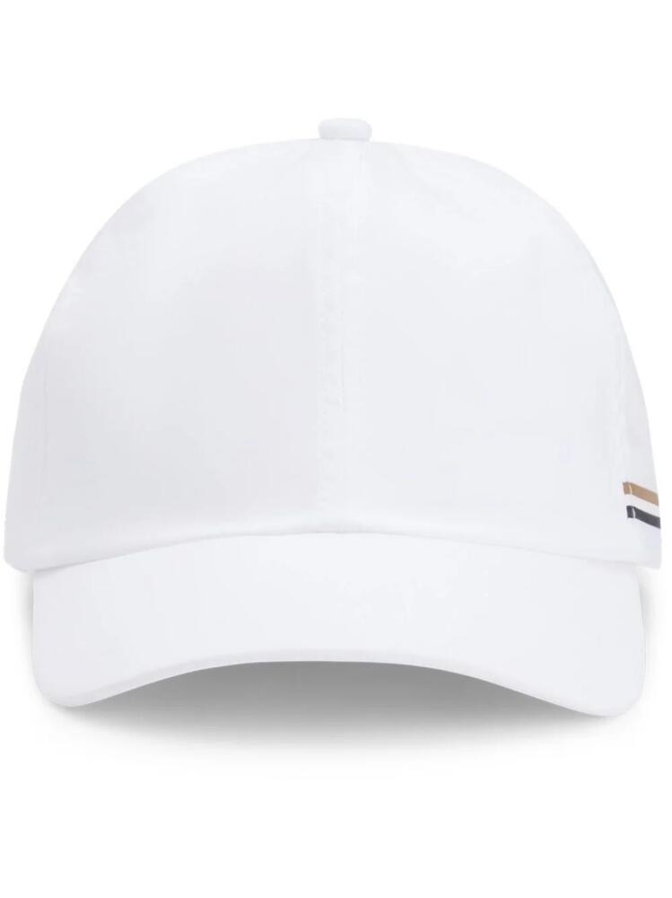 BOSS logo-print cap - White Cover