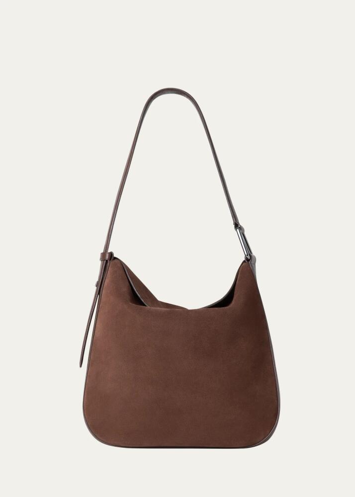 Akris Anna Medium Suede Hobo Bag Cover