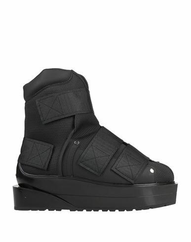 Balmain Man Ankle boots Black Polyamide, Polyester, Calfskin Cover