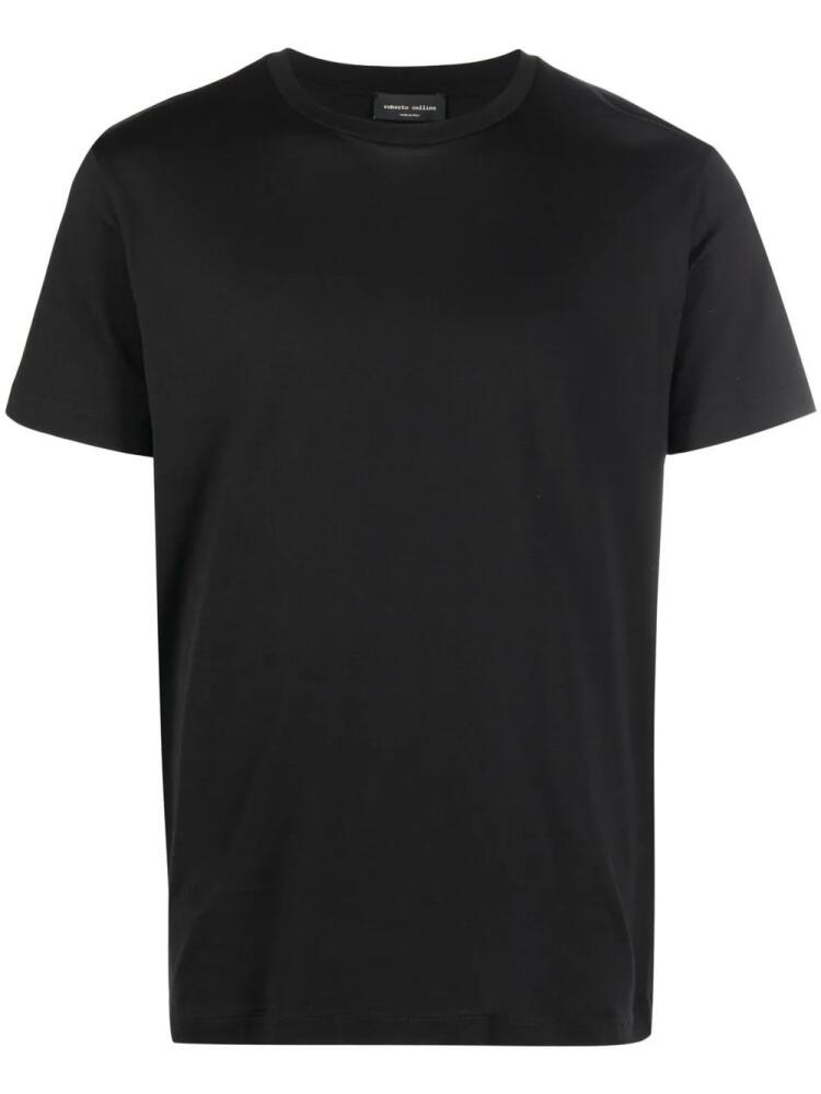 Roberto Collina cotton shortsleeved T-shirt - Black Cover