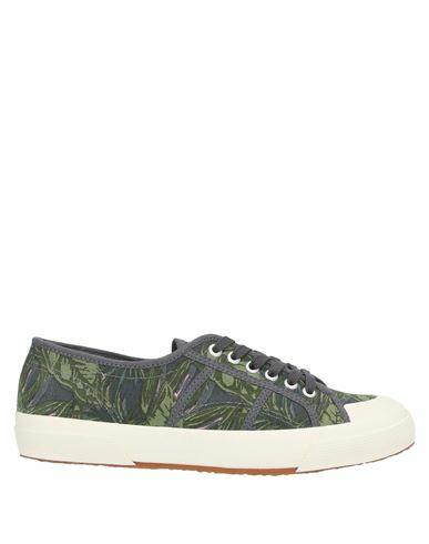 Superga Man Sneakers Military green Textile fibers Cover