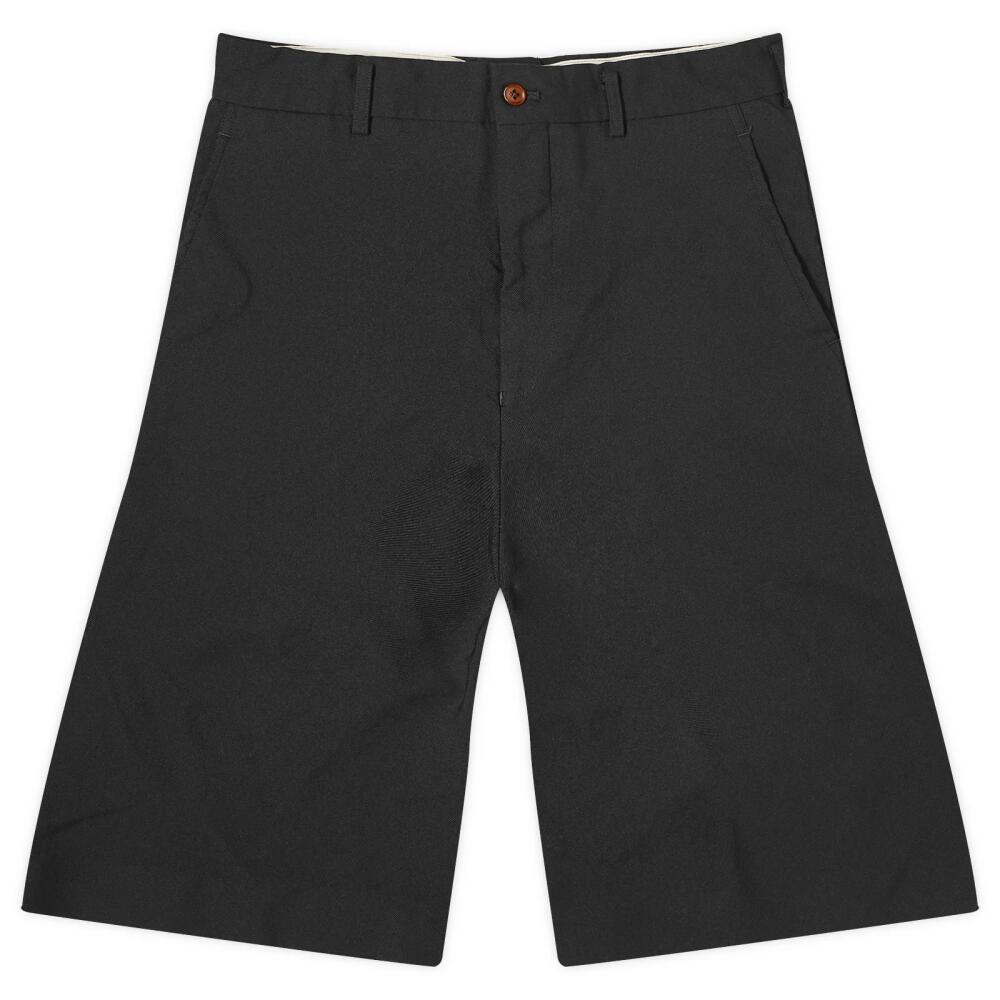 Comme des Garçons Homme Plus Men's Gabardine Short in Black Cover