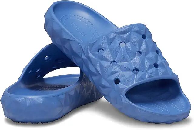 Crocs Classic Geometric Slide 2.0 (Elemental Blue) Shoes Cover