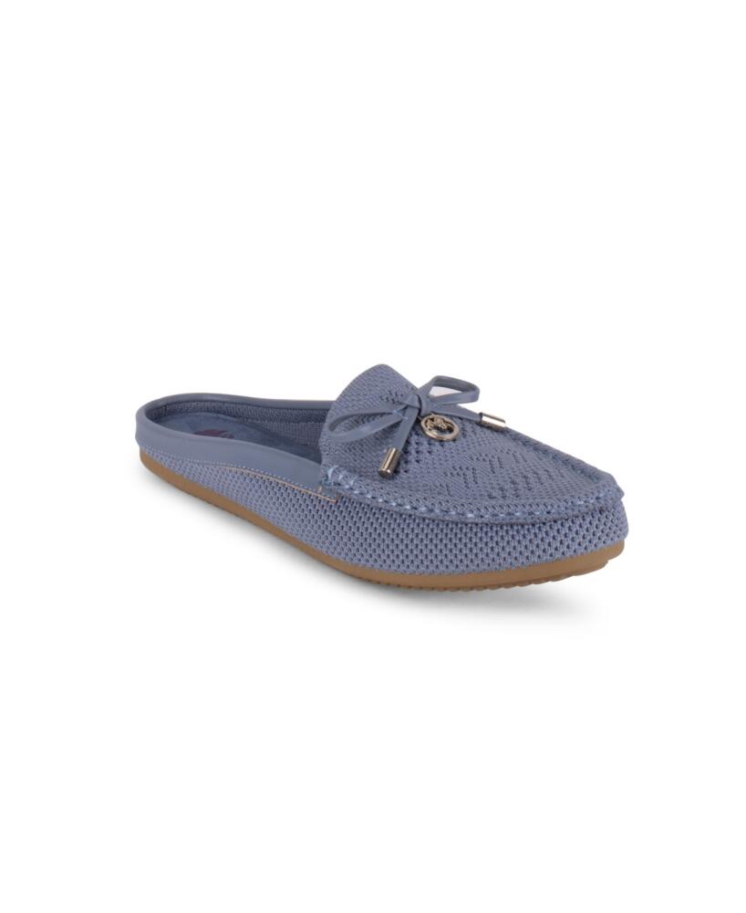 Gloria Vanderbilt Women's Rosilyn Knit Slip On Flats - Blue Cover