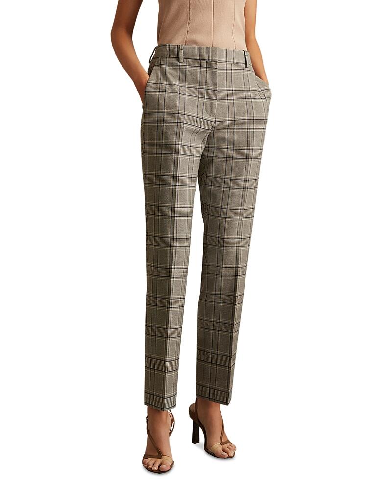 Reiss Tamy Check Slim Leg Pants Cover