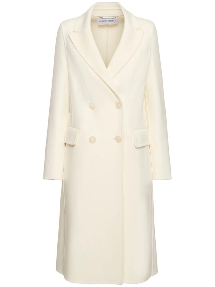 ALBERTA FERRETTI Double Breast Long Coat Cover