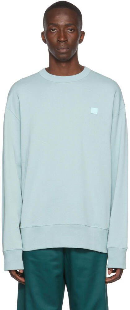 Acne Studios Blue Cotton Sweatshirt Cover