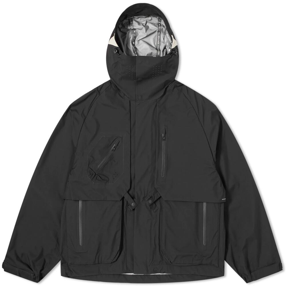 F/CE. Men's Pertex Waterproof Technical Moutain Jacket in Black Cover