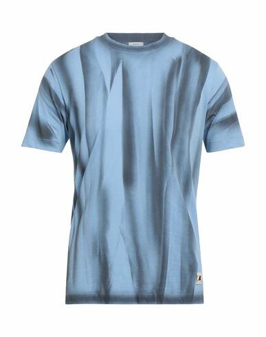 Bellwood Man T-shirt Azure Cotton Cover