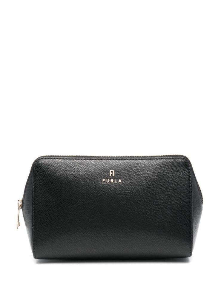 Furla Camelia L leather makeup bag - Black Cover