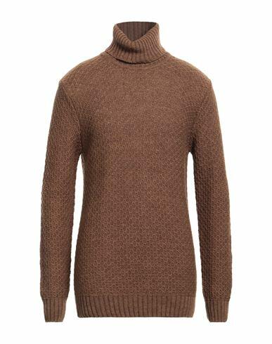 Herman & Sons Man Turtleneck Brown Wool, Cashmere Cover