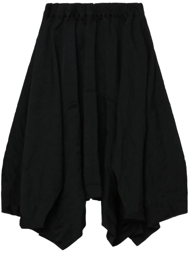 Comme Des Garçons Comme Des Garçons asymmetric high-rise midi skirt - Black Cover