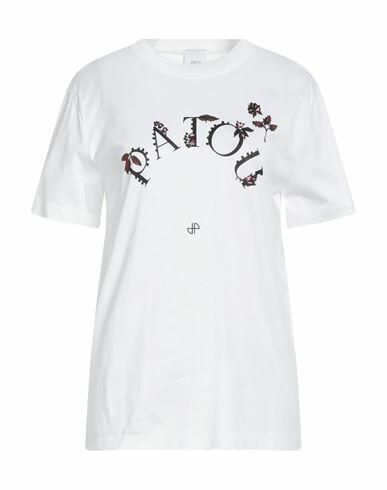 Patou Woman T-shirt White Cotton Cover