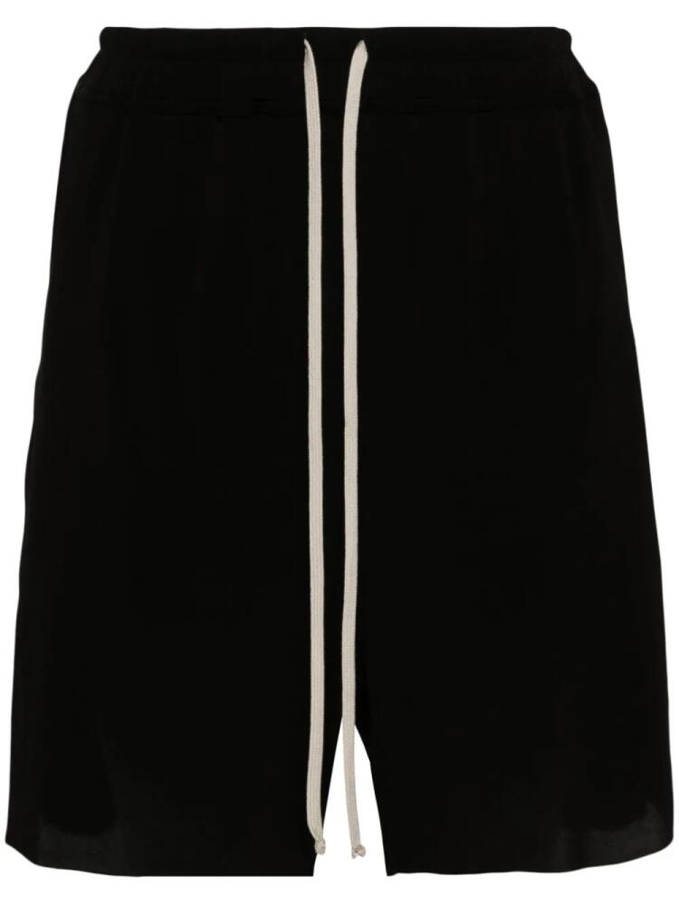 Rick Owens Boxers drawstring-waist mesh shorts - Black Cover