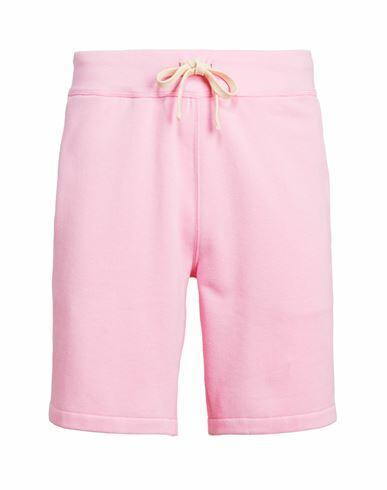 Polo Ralph Lauren Man Shorts & Bermuda Shorts Pink Cotton, Recycled polyester Cover