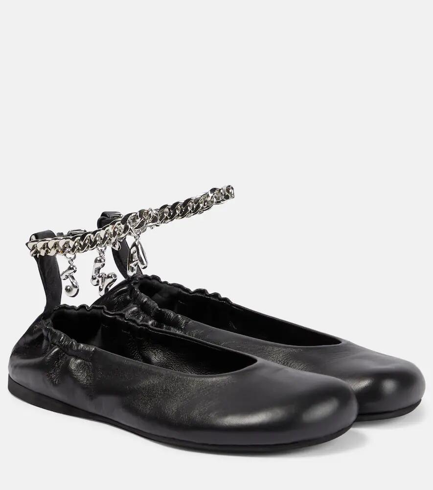 JW Anderson Charm leather ballet flats Cover