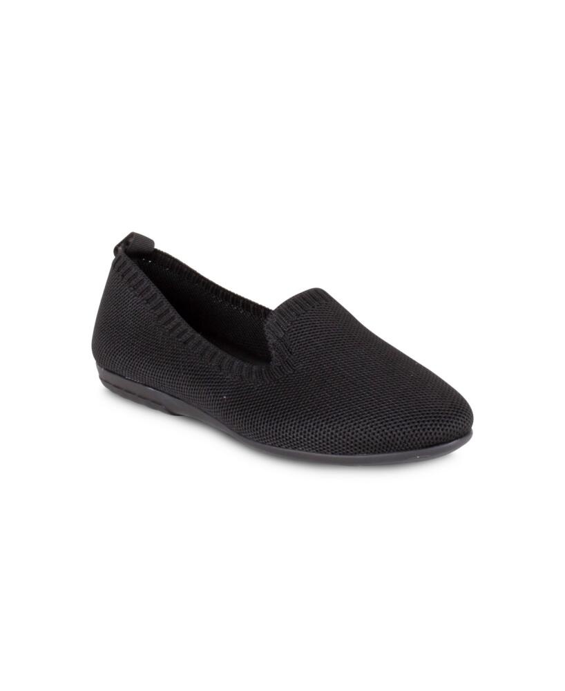 Gloria Vanderbilt Women's Carrie Knit Slip On Loafer - Black Cover