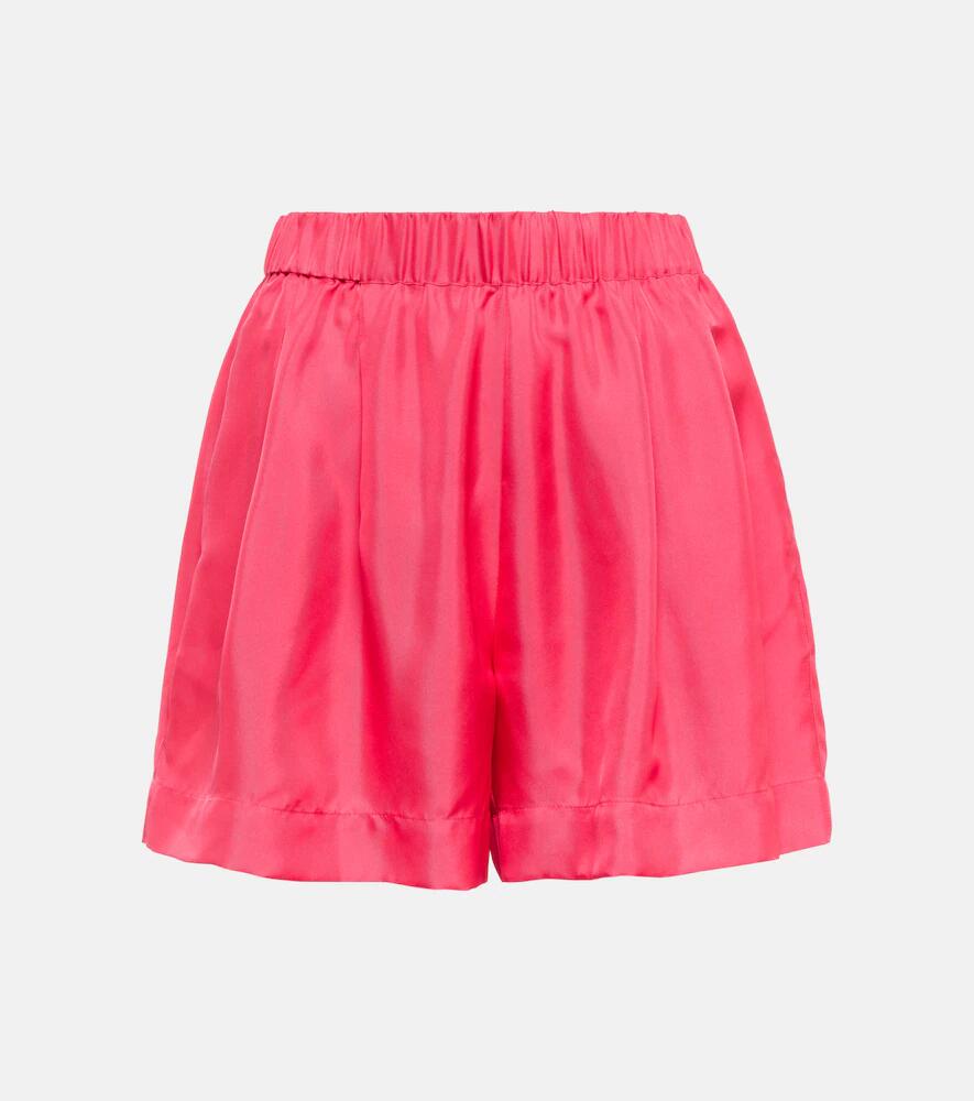 Asceno Zurich silk twill shorts Cover