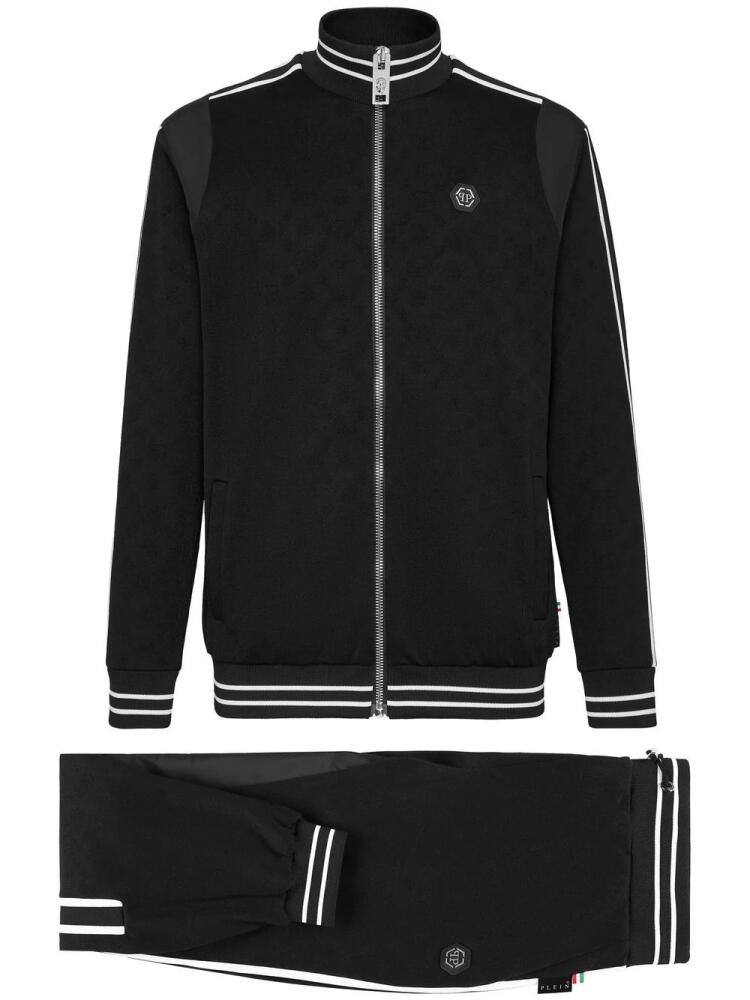 Philipp Plein logo-plaque tracksuit set - Black Cover