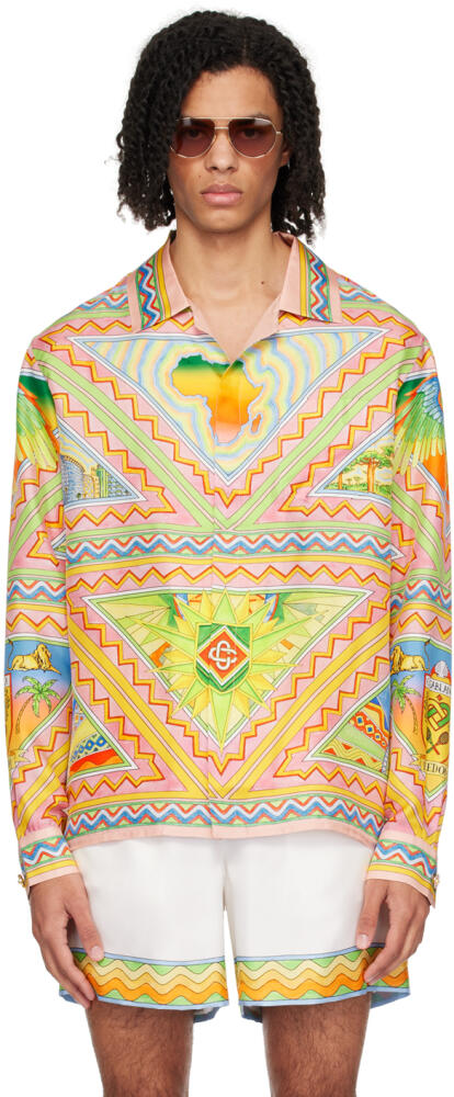 Casablanca Multicolor Printed Shirt Cover