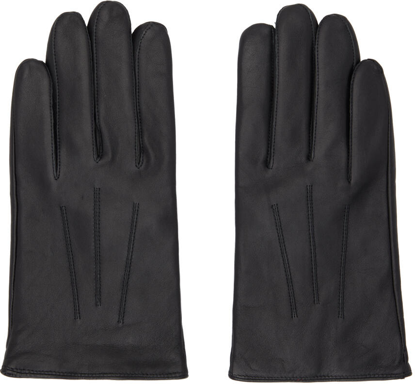 Hugo Black Lambskin Gloves Cover