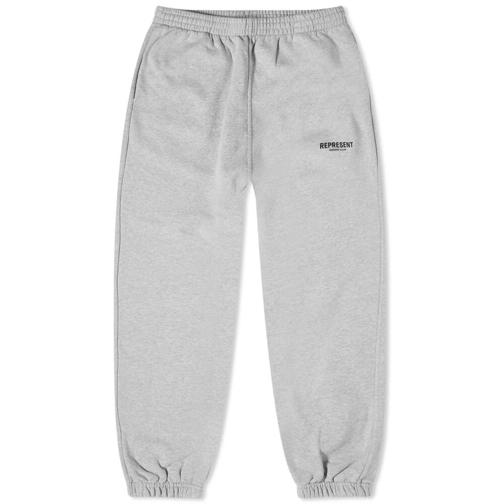 Represent Men's Owners Club Sweatpant in Ash Grey/Black Cover