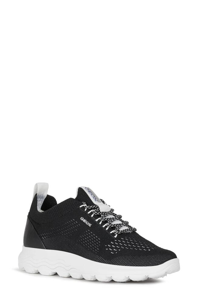 Geox Spherica Sneaker in Black Cover