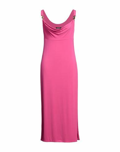 Versace Woman Midi dress Fuchsia Viscose, Elastane Cover