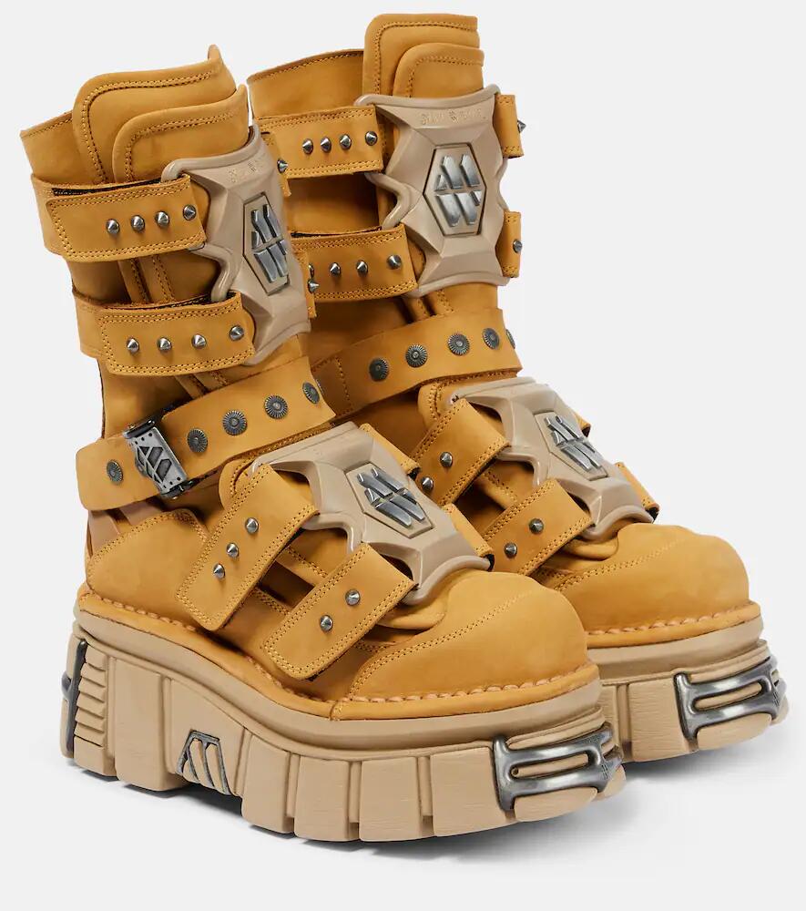 Vetements x New Rock leather platform boots Cover