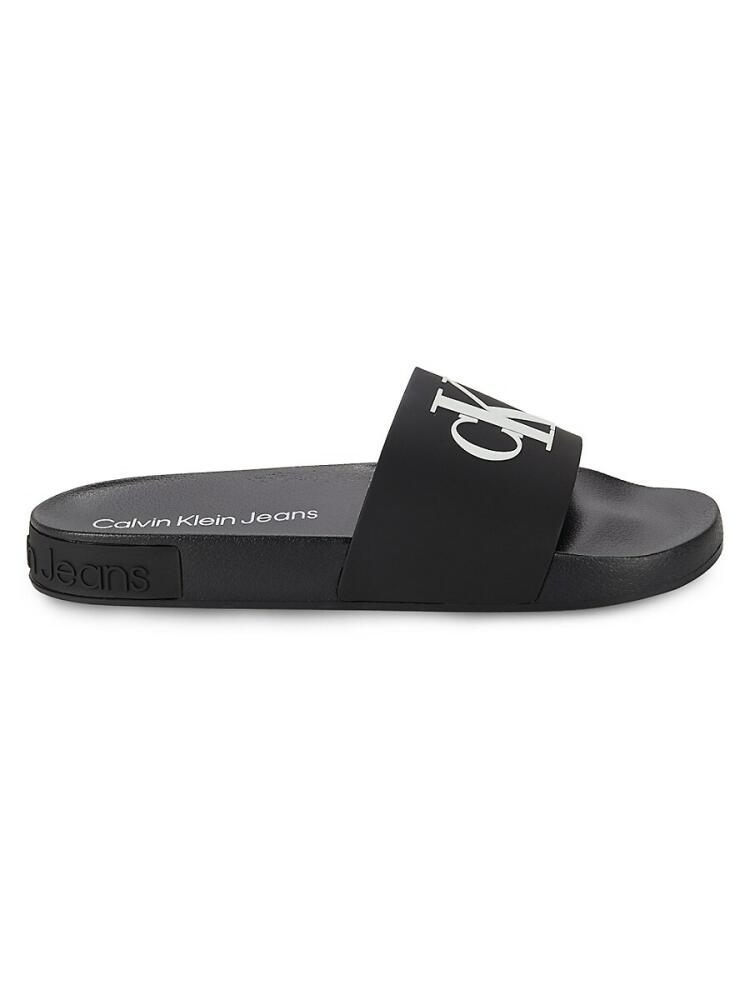 Calvin Klein Jeans Men's Logo Slides - Black Cover